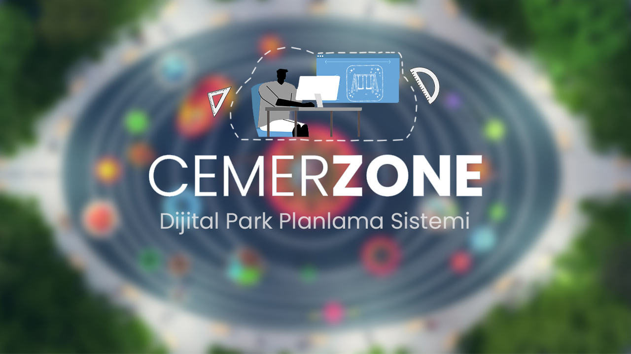 <span class="span_two"> GERÇEK ÖLÇÜLERLE </span> DİJİTAL PARK PLANLAMA SİSTEMİ