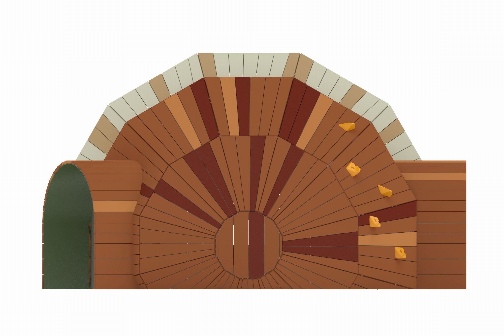 Rgss Multi Sample Pattern RGSS 501 Palamut Temalı Ahşap Oyun Grubu