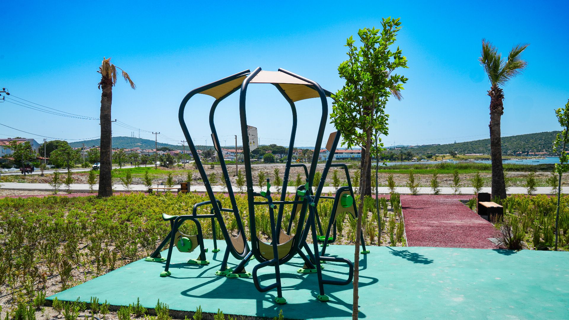 Dış Mekan Spor Aletleri Dijital Sanat Entegrasyonu