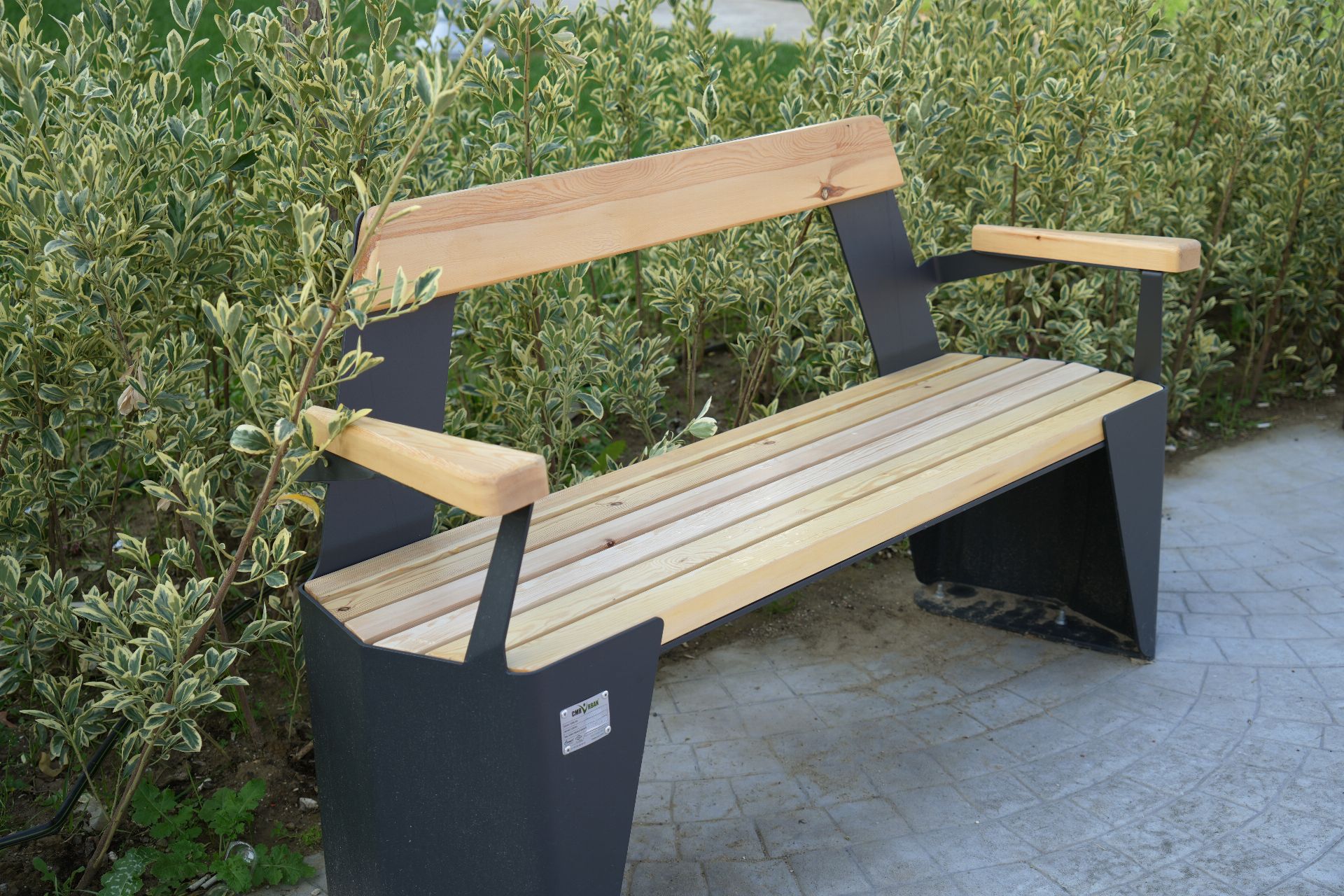 Fun Bench Backrest Bench / Bend Backrest Seating Benches (CUS 601)