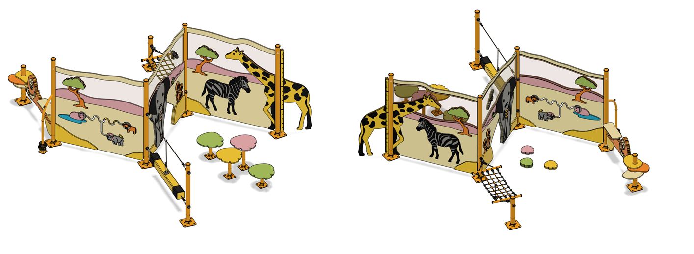 Drawing Playground Equipment