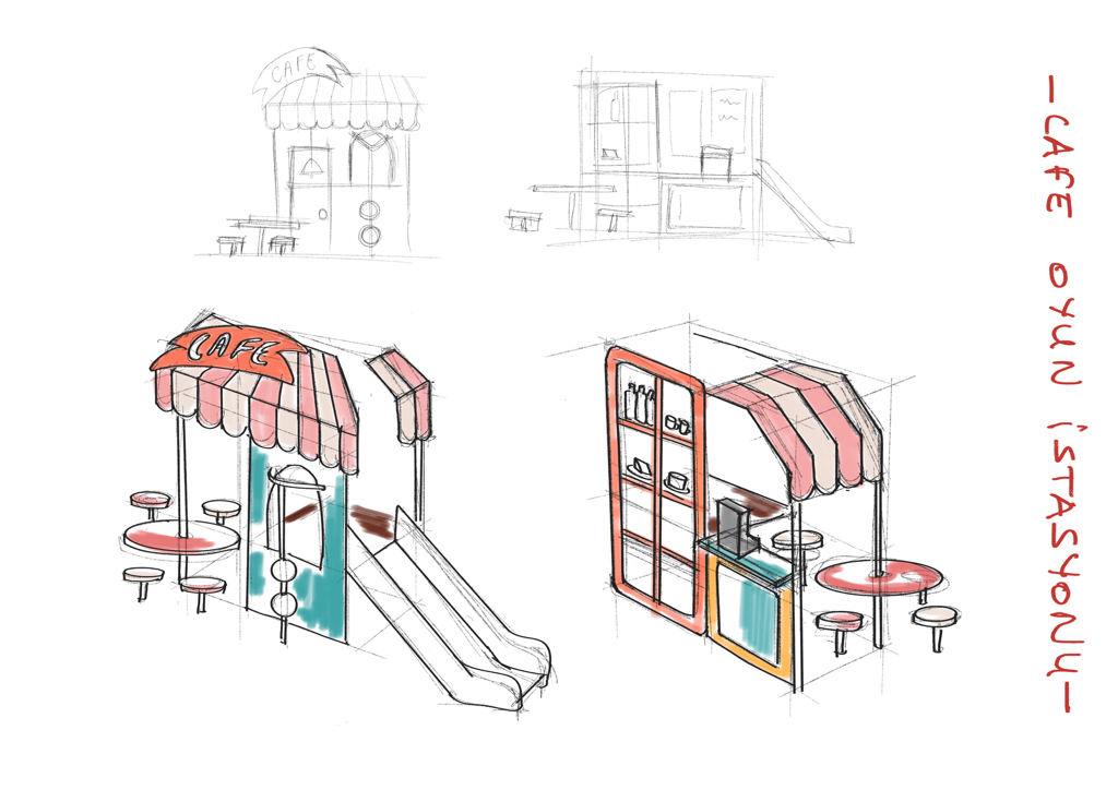 Drawing Playground Equipment