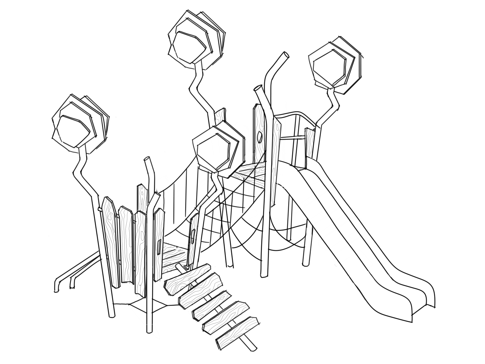 Orman Temalı Oyun Alanı