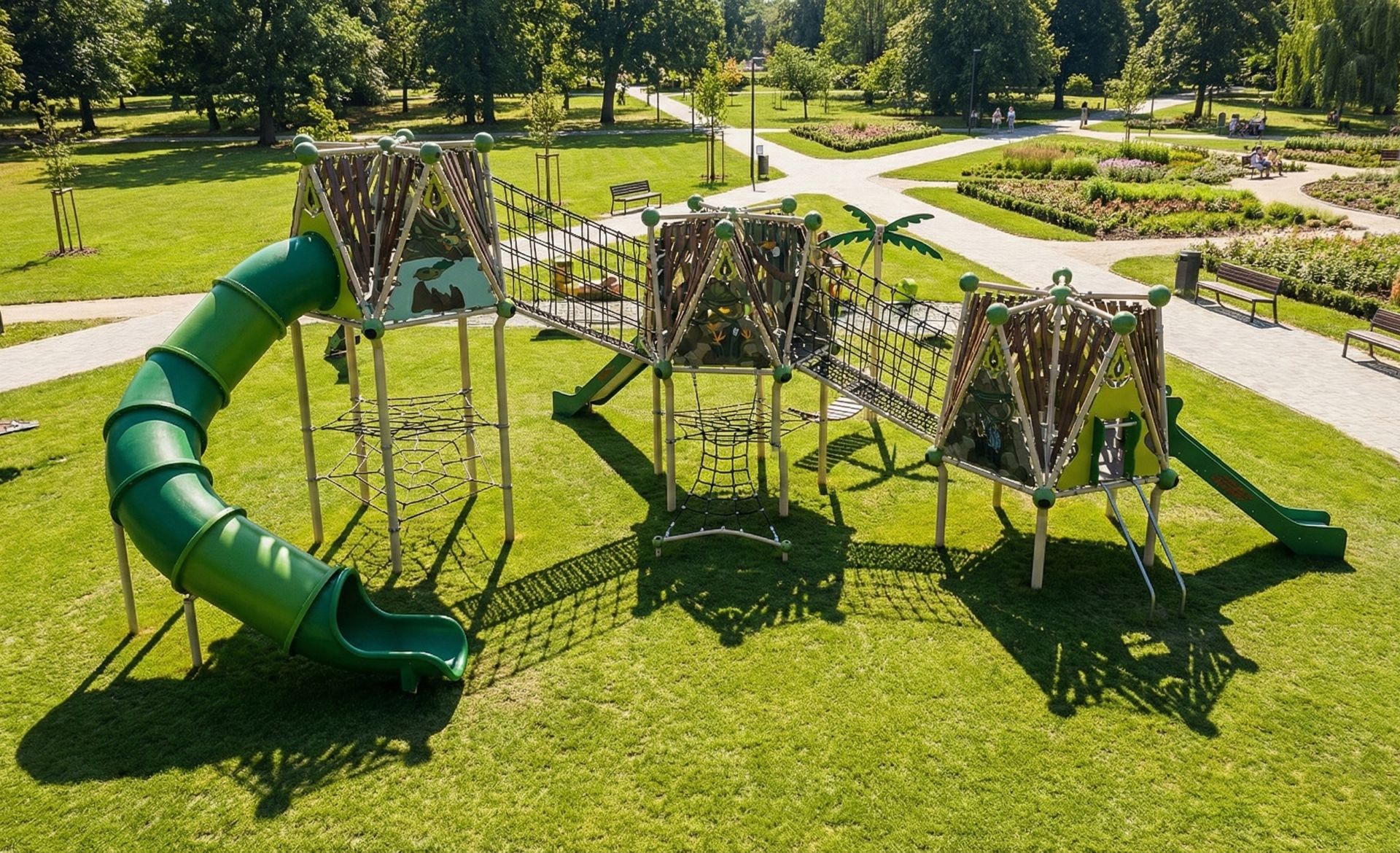 Doğa Temalı Jungle Serisi Oyun Parkları | Modüler Orman Tasarımı